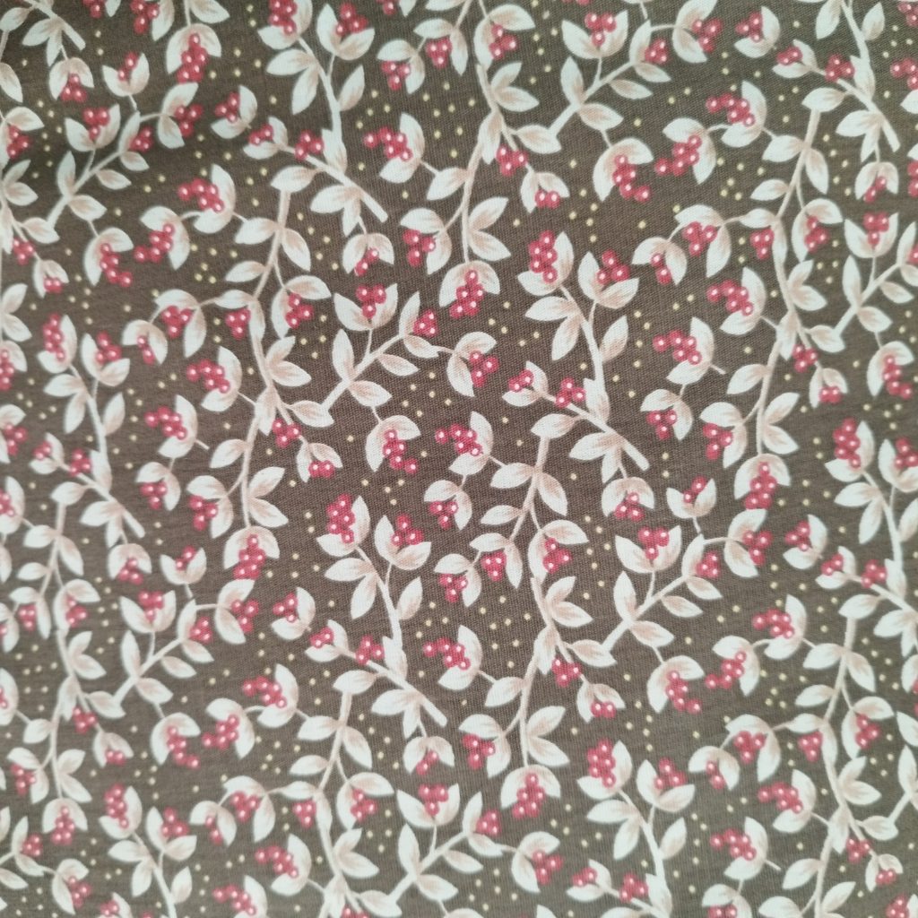 Tecido alfodão Sementes Jacobean