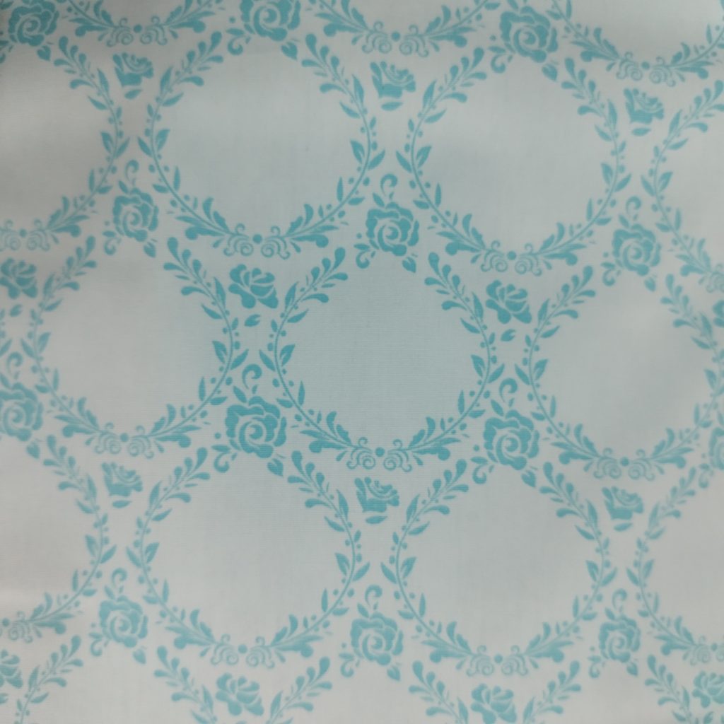 Tricoline Arcos de Flores Acqua