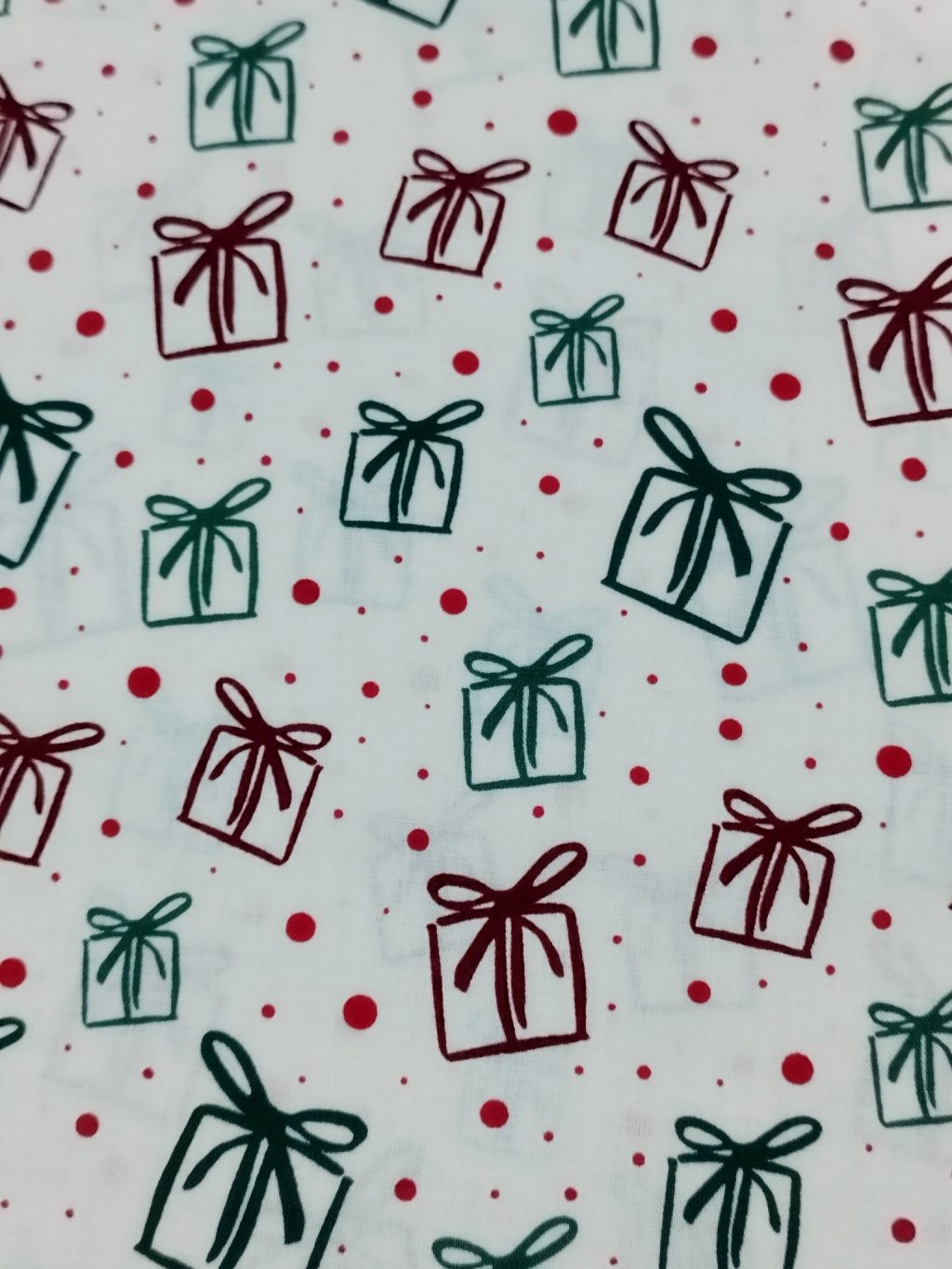Tecido Natal Presente
