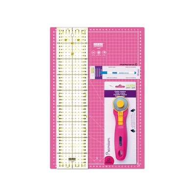 Kit de iniciação Patchwork Rosa