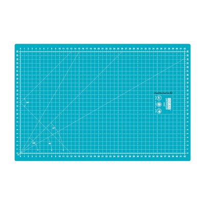 Base de corte 600x450x2mm Azul turquesa