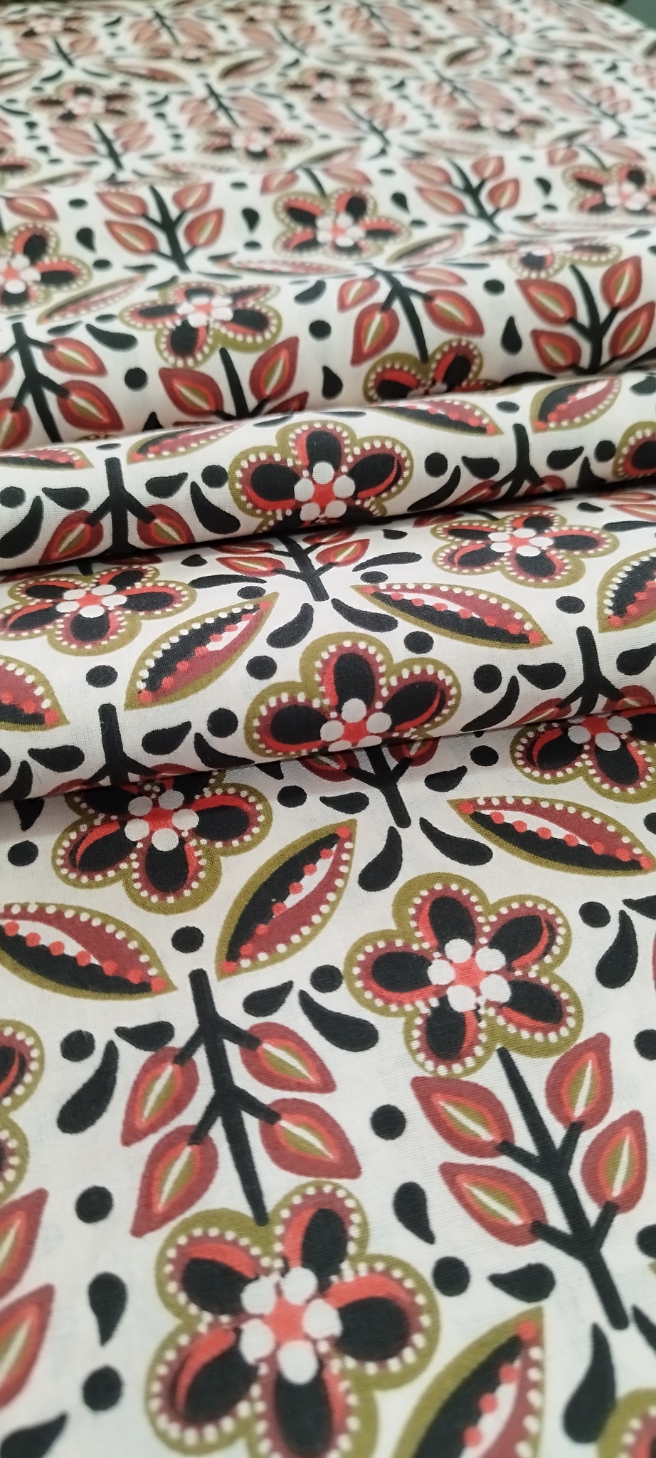 Tecido algodão estampado