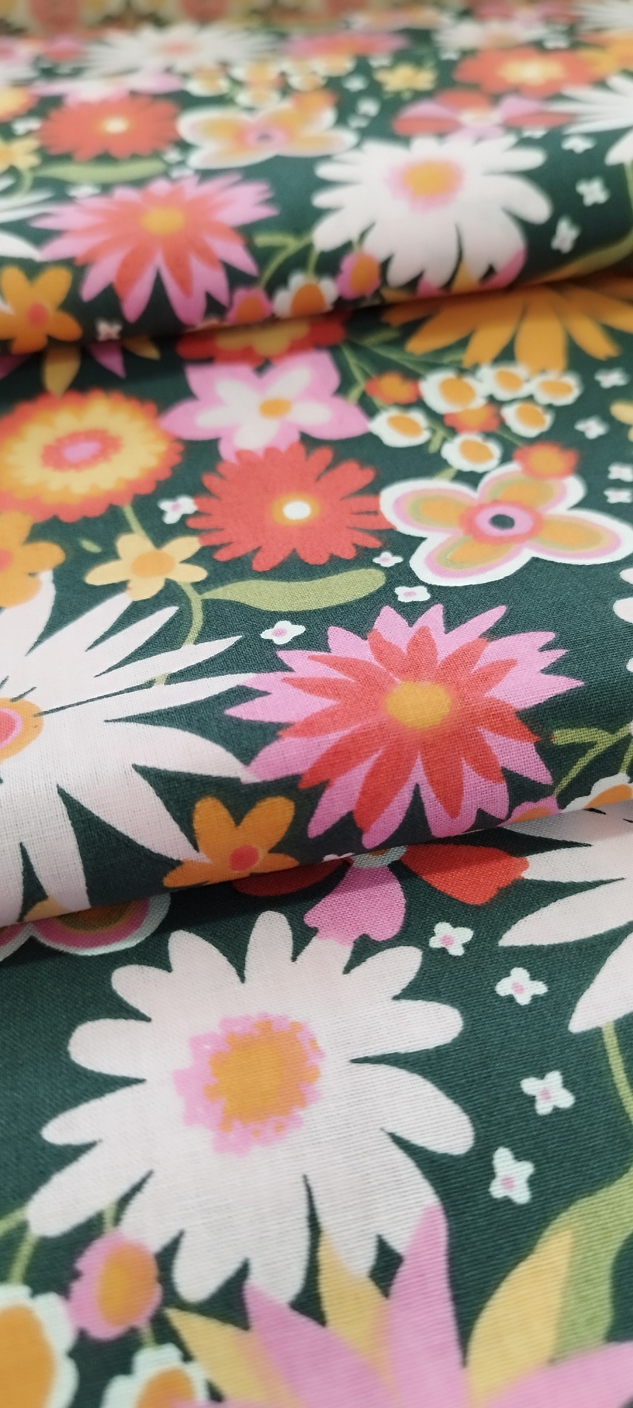 Tecido algodão estampado